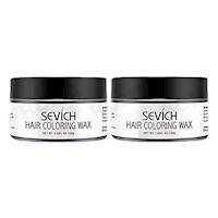 PACK 2 CERA PARA EL CABELLO DE COLORES SEVICH 240GR – NEGRO